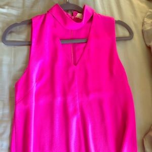 Hot Pink Impeccable Pig Keyhole Halter Top